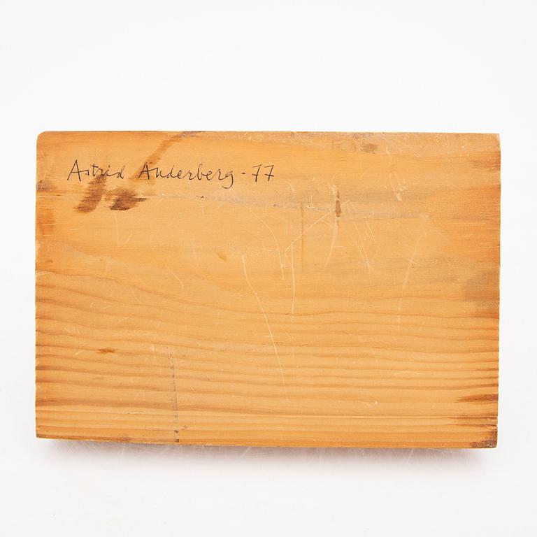 Astrid Anderberg, a ceramic sculpture signed  and dated 77.