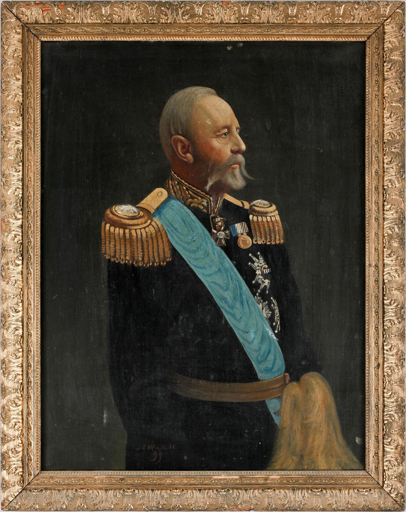 CARL GABRIEL WADELL, olja på duk, sign och dat -99.