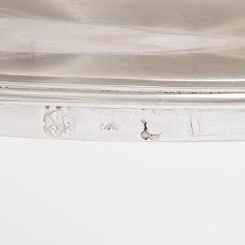 A mid-18th-century sterling silver tureen, mark of Peter Archambo II and Peter Meure, London 1753.