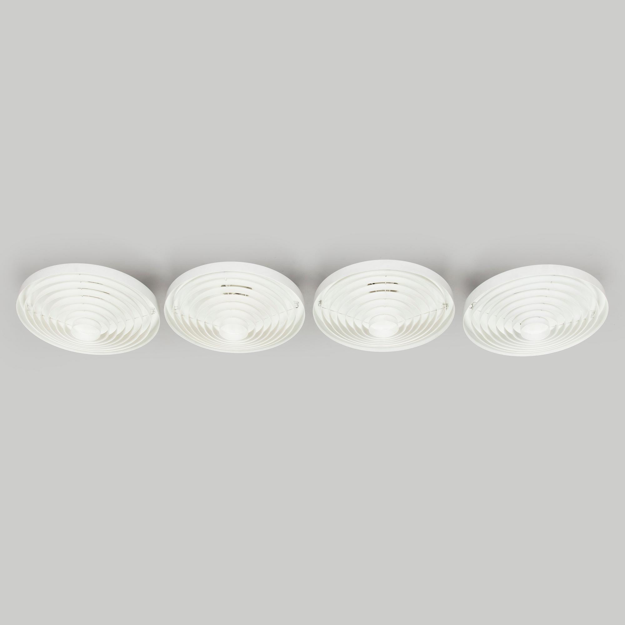 Lisa Johansson-Pape, four 1960's '71-149' ceiling lights for Orno Stockmann.