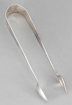 SOCKERTÅNG, silver, Pehr Olof Bäckström, Gävle 1817. Vikt ca 33 gram.