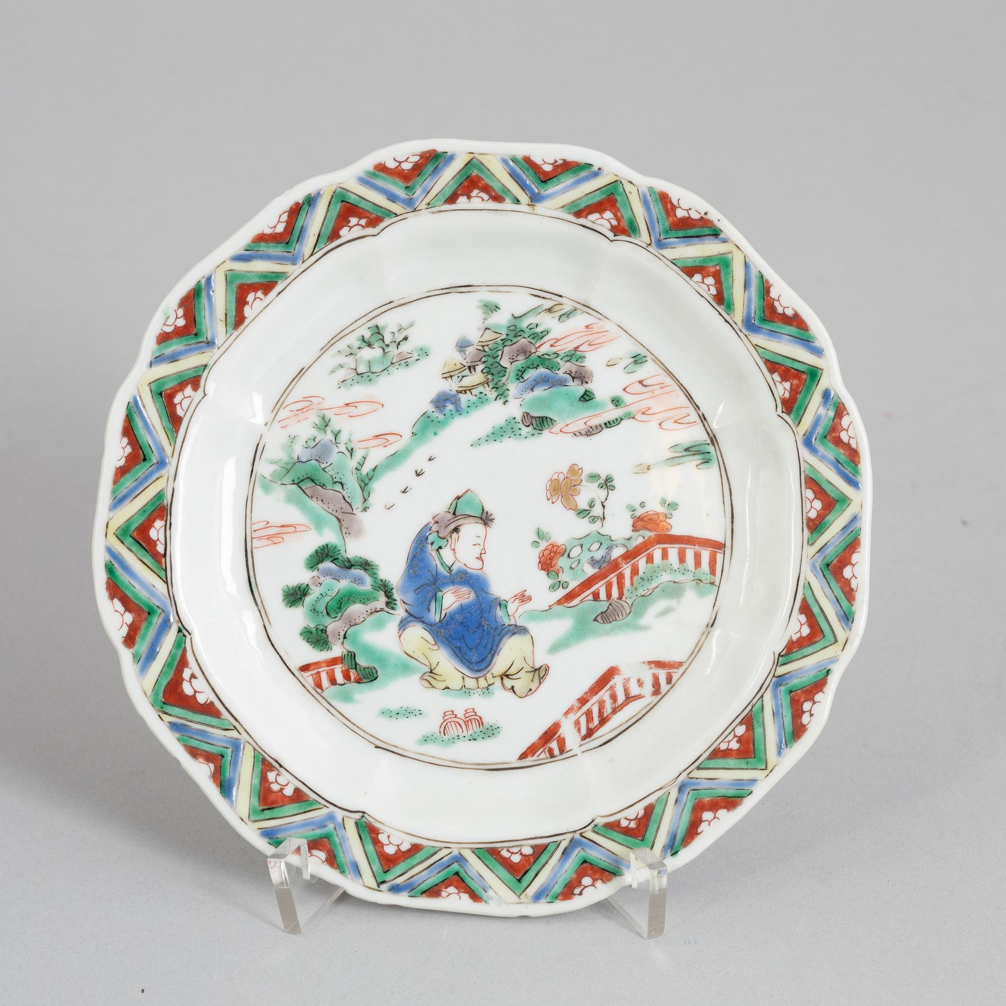 Parti porslin, 4 delar, Kina, 1700-tal-1900-tal.