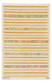 292. Barbro Nilsson, a carpet, 'Hjortron', flat weave, c. 137 x 87 cm, signed AB MMF BN.