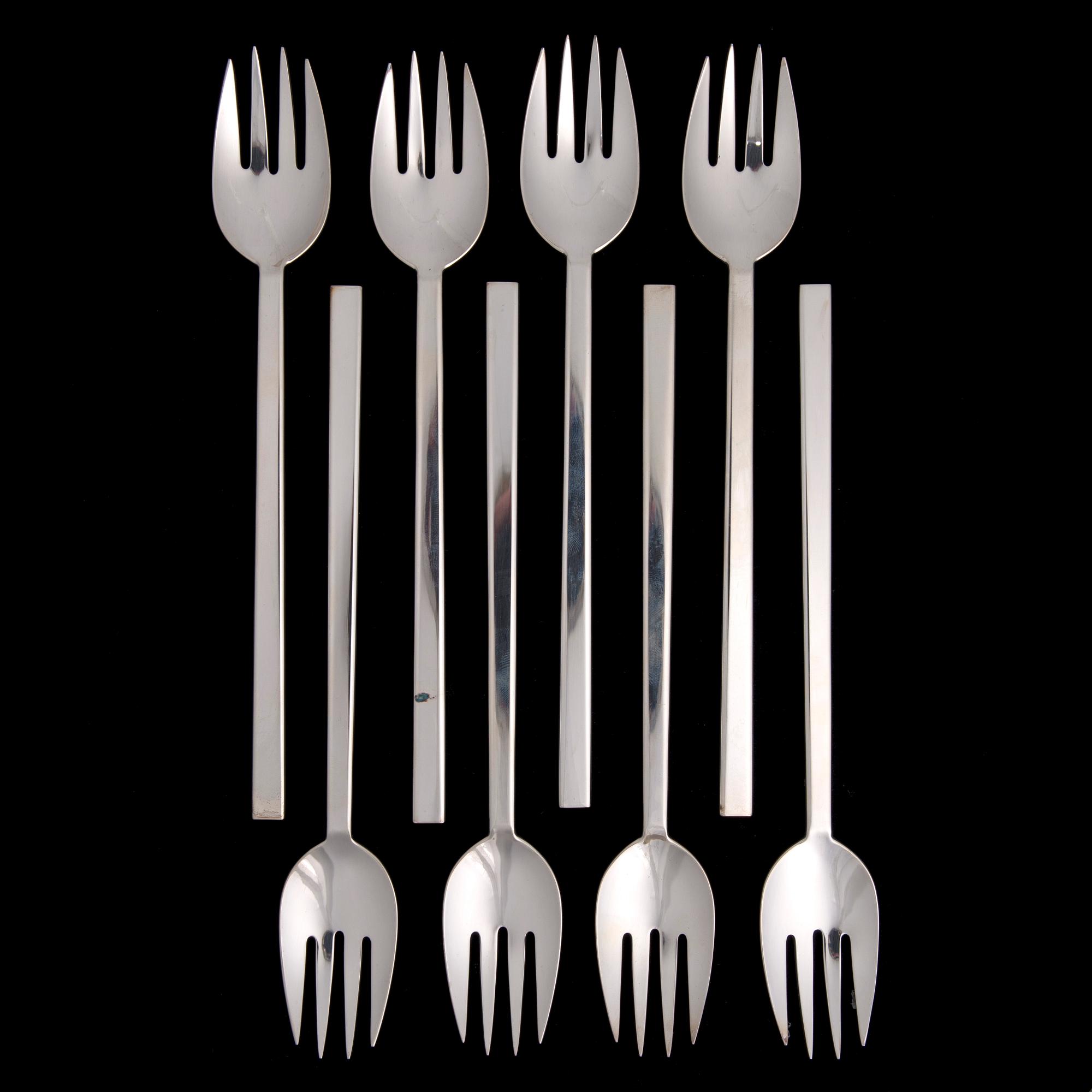 BESTICK, silver, 24 delar, CPB 2019, design Carl Philip Bernadotte, MEMA GAB 2009.