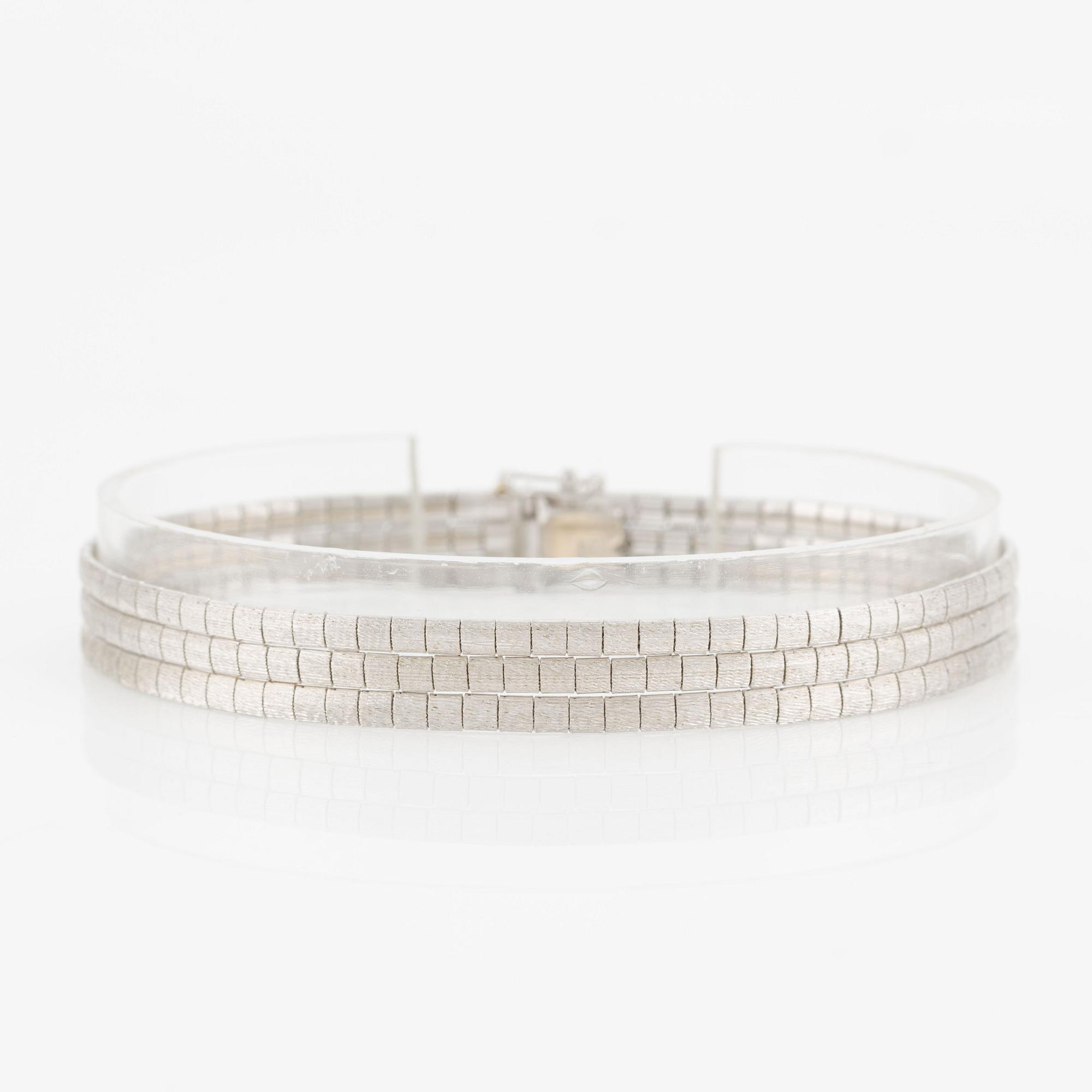 Armband 18K vitguld.
