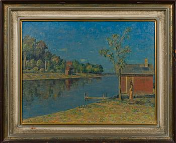 Väinö Kamppuri, Rannalla.