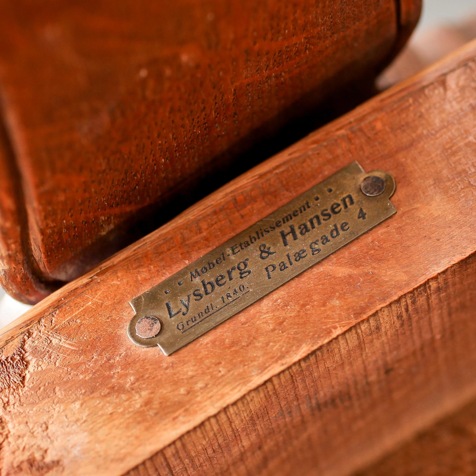 MATSALSGRUPP, 17 delar, Lysberg & Hansen, 1900-talets första hälft.