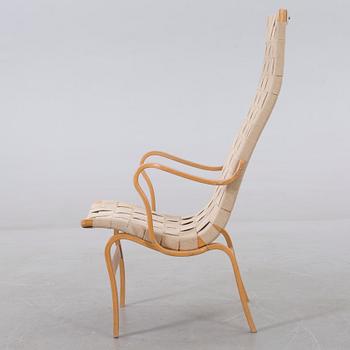 BRUNO MATHSSON, fåtölj, "Eva hög", Dux.
