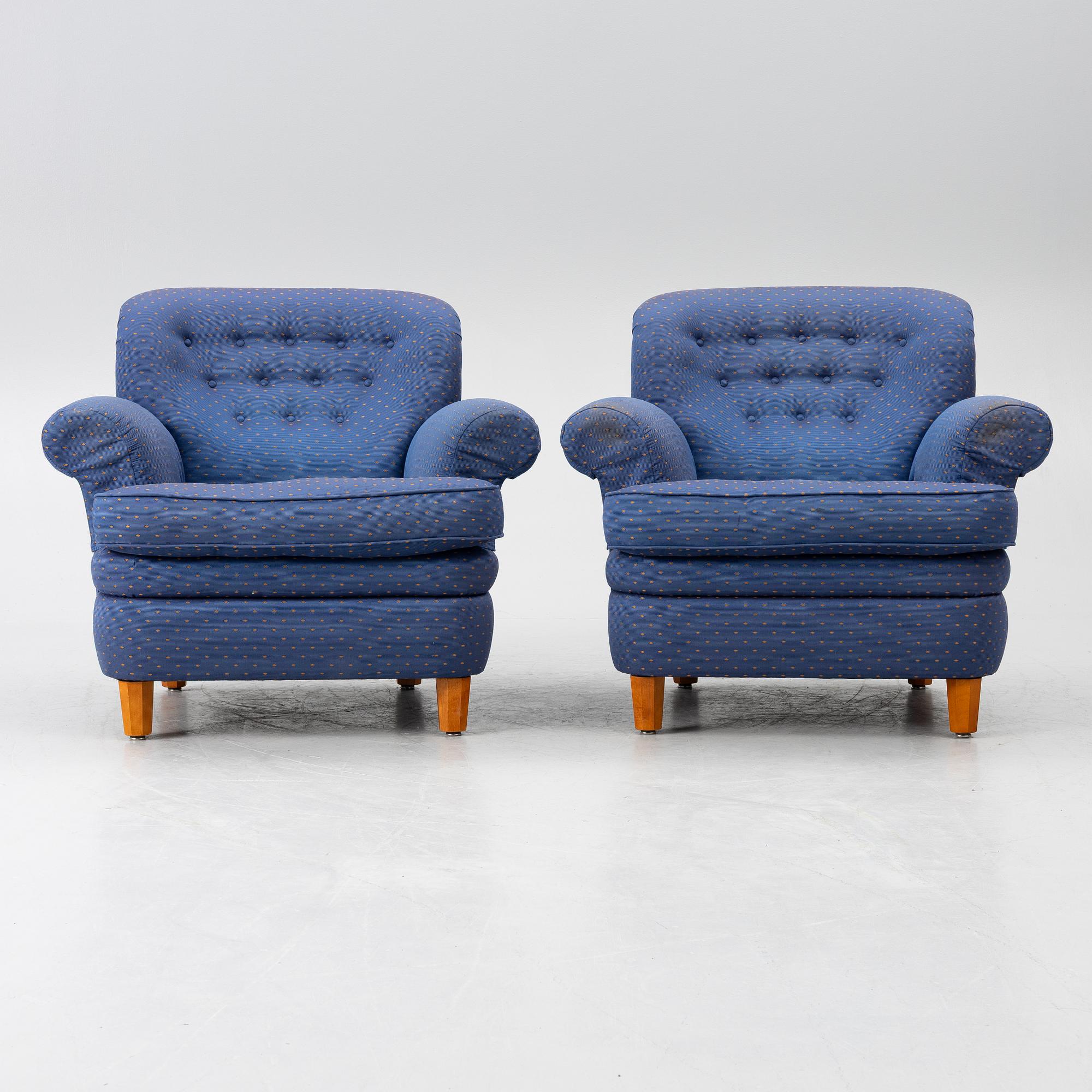 Josef Frank, A pair of armchairs model 568, Svenskt Tenn, 2011.