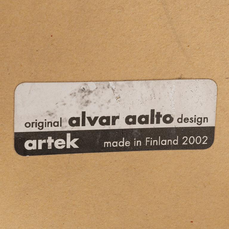 Alvar Aalto, four 'K65' bar stools, Artek, Finland, 2002.