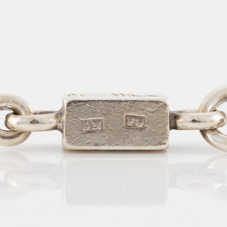 Wiwen Nilsson, armband, silver, Lund 1956.