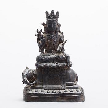 BUDDHA, Ming-stil, 1900-talets första hälft. Brons.