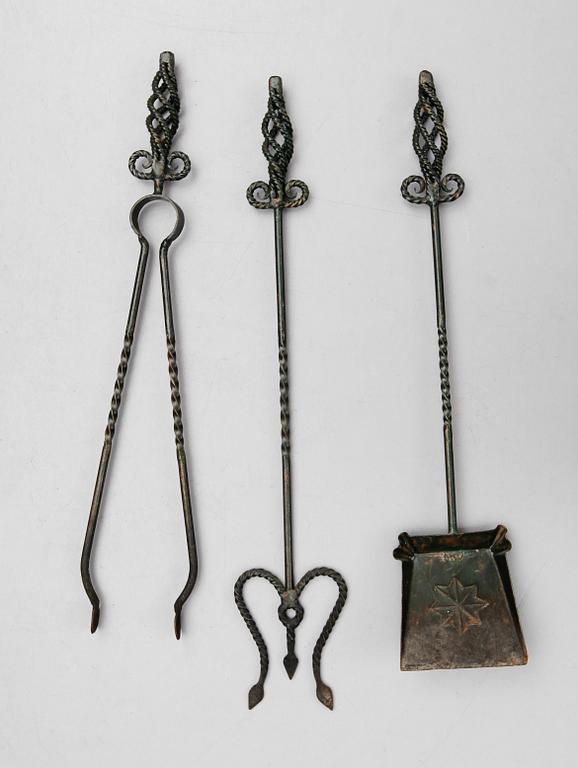 ELDSTÄLL, smide, 1900-talets första hälft.