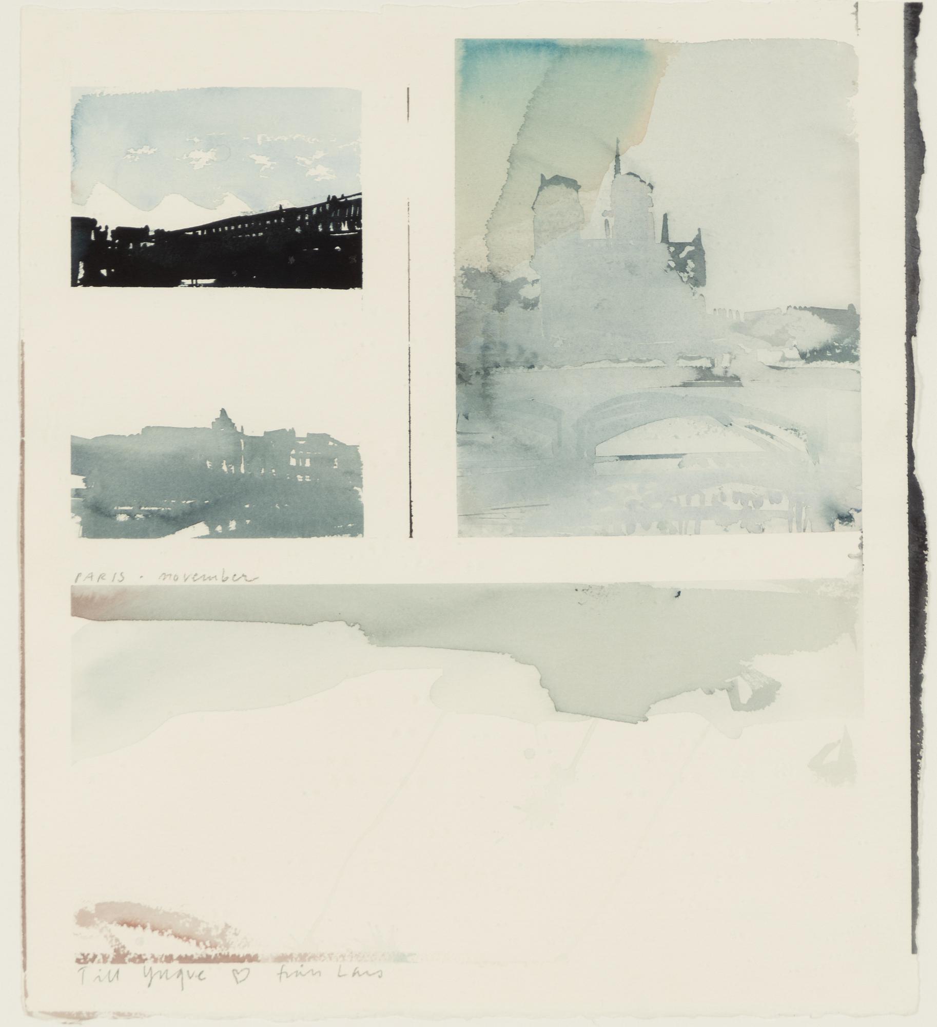 Lars Lerin, "Paris".