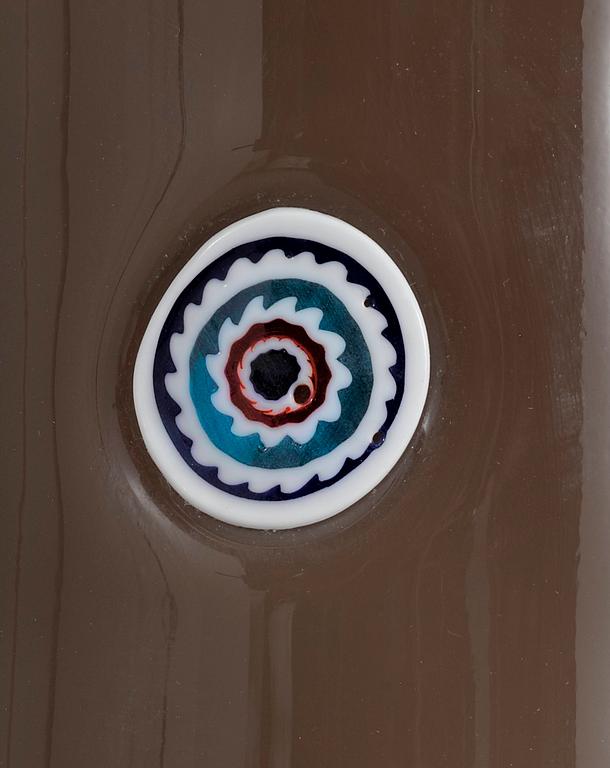 TAKLAMPA, glas, Gino Vistosi, Murano, Italien 1960-tal.