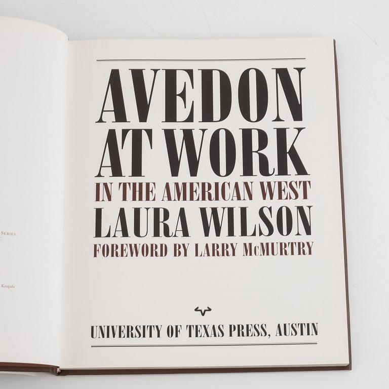 Richard Avedon, photo books, four volumes.