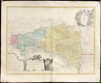 KARTOR, 4 st, Europa, 1700-tal.