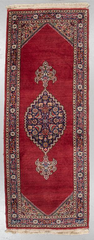 A runner, Tabriz probably, signed, ca 193 x 70 cm.