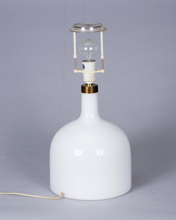 BORDSLAMPA, Holmegaard, 1900-tal.