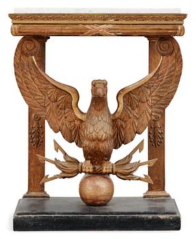 464. A Swedish Empire 19th century console table.