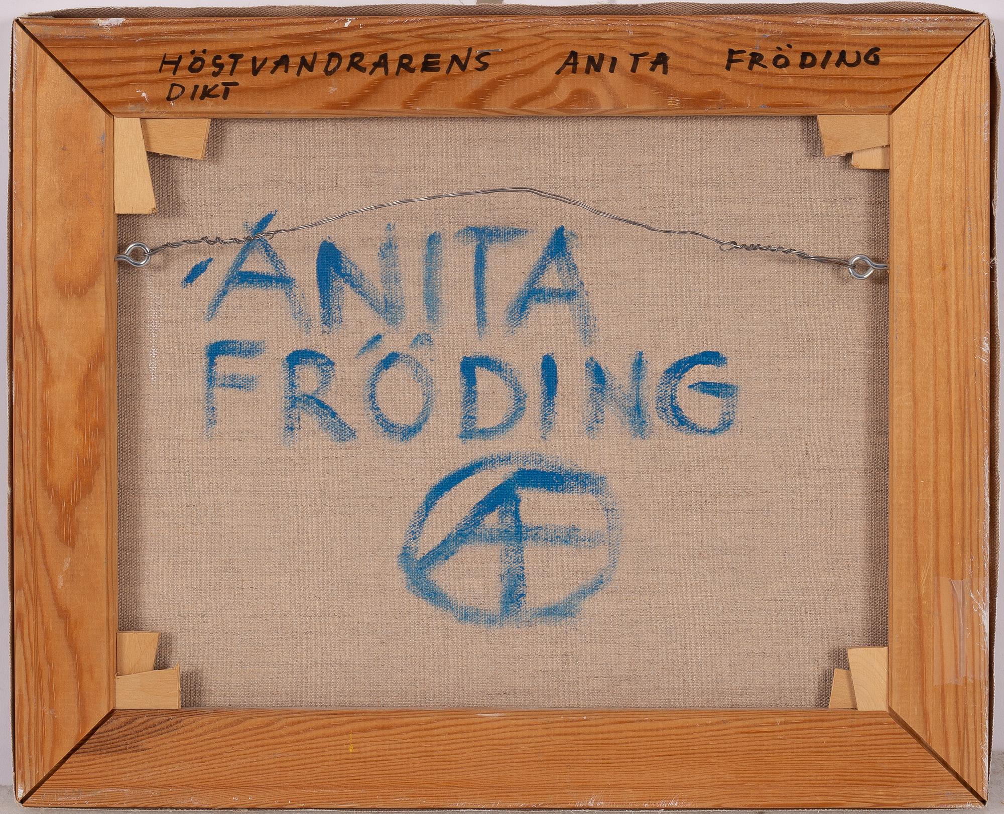 Anita Fröding,  "Höstvandraren".