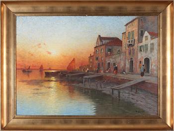 oil on canvas, signed.