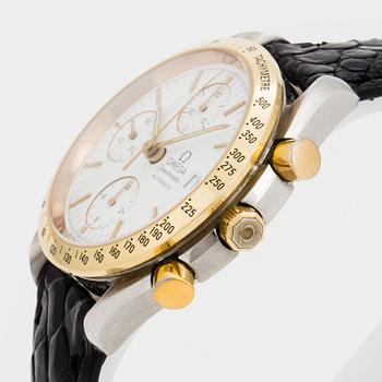 OMEGA, Speedmaster, Date, "Tachymetre", chronograph, wristwatch, 39 mm,