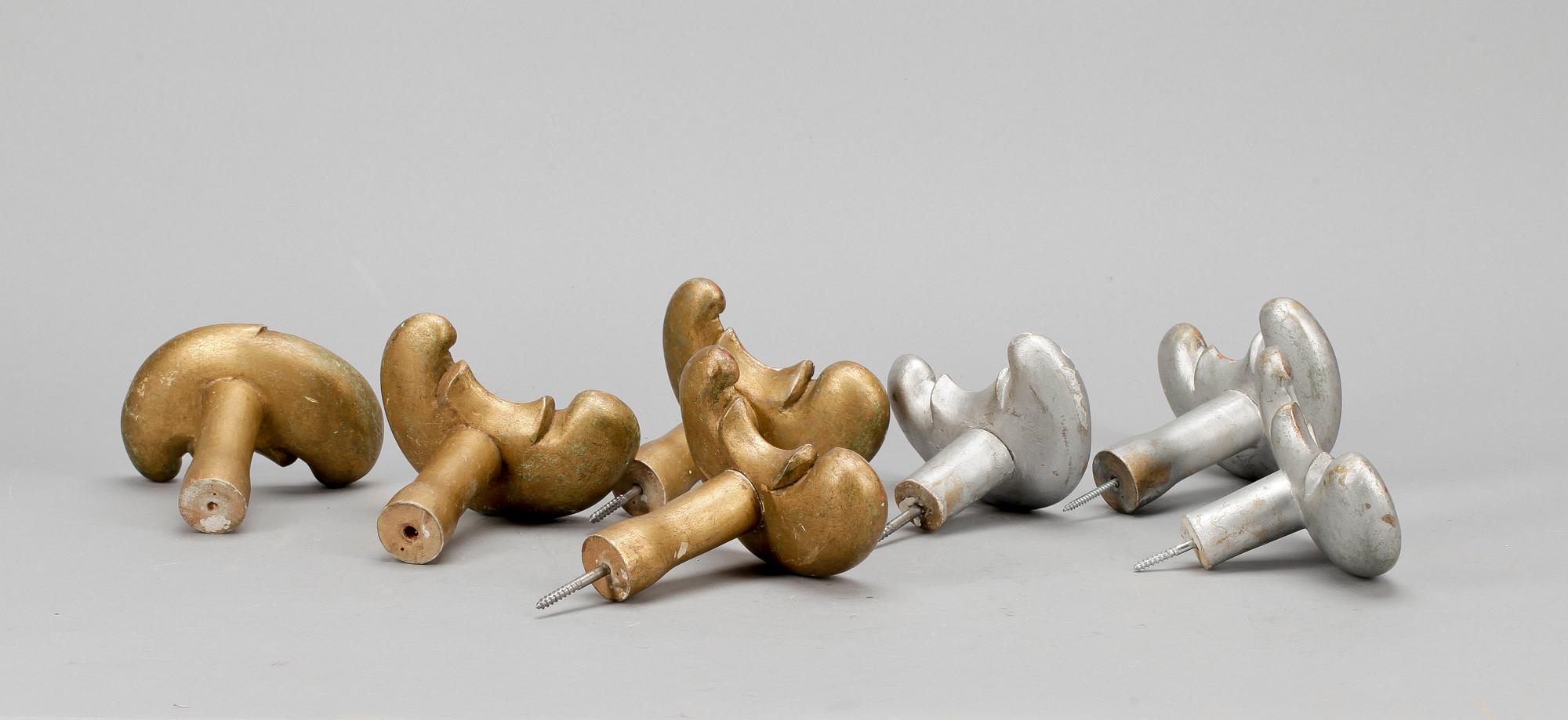 GARDINOMTAG. 7 st, 1800/1900-tal.