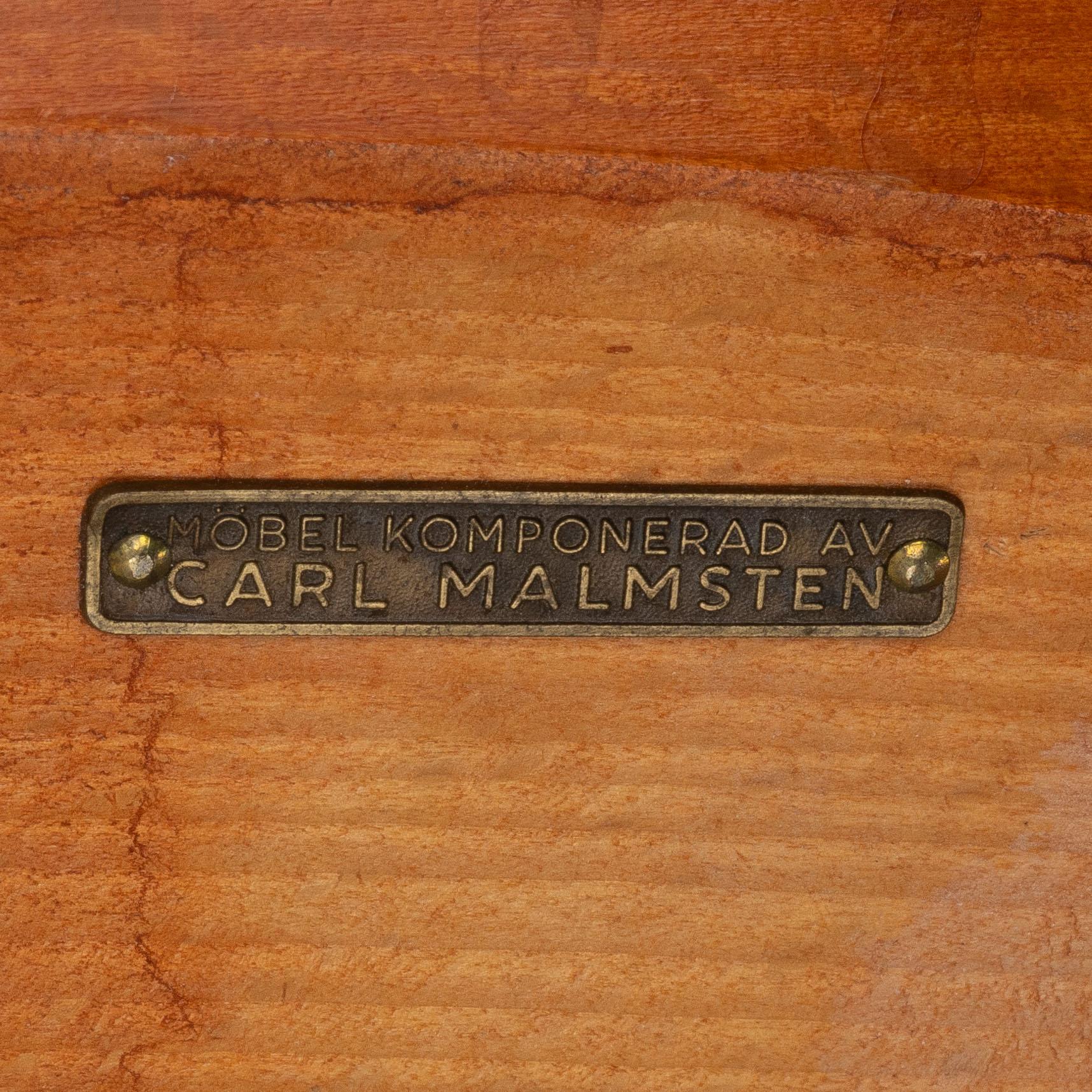 Carl Malmsten, stolar, 4 st, "Pyramid", Åfors Möbelfabrik, 1900-talets mitt.