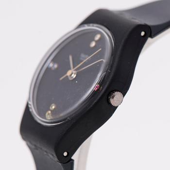 ARMBANDSUR 4 ST, SWATCH, två herr och två damur 1980-tal.