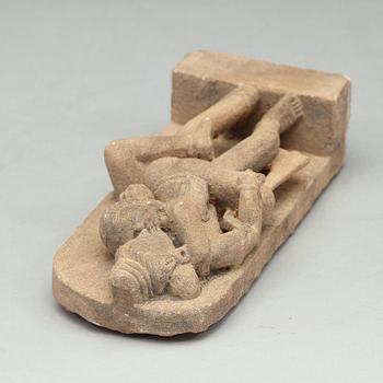 RELIEF, sandsten. Nepal, circa 1900.