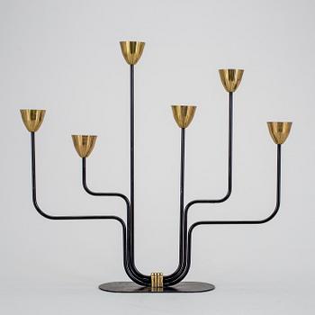 LJUSSTAKE, mässing, Gunnar Ander, Ystad Metall, 1900-talets mitt.