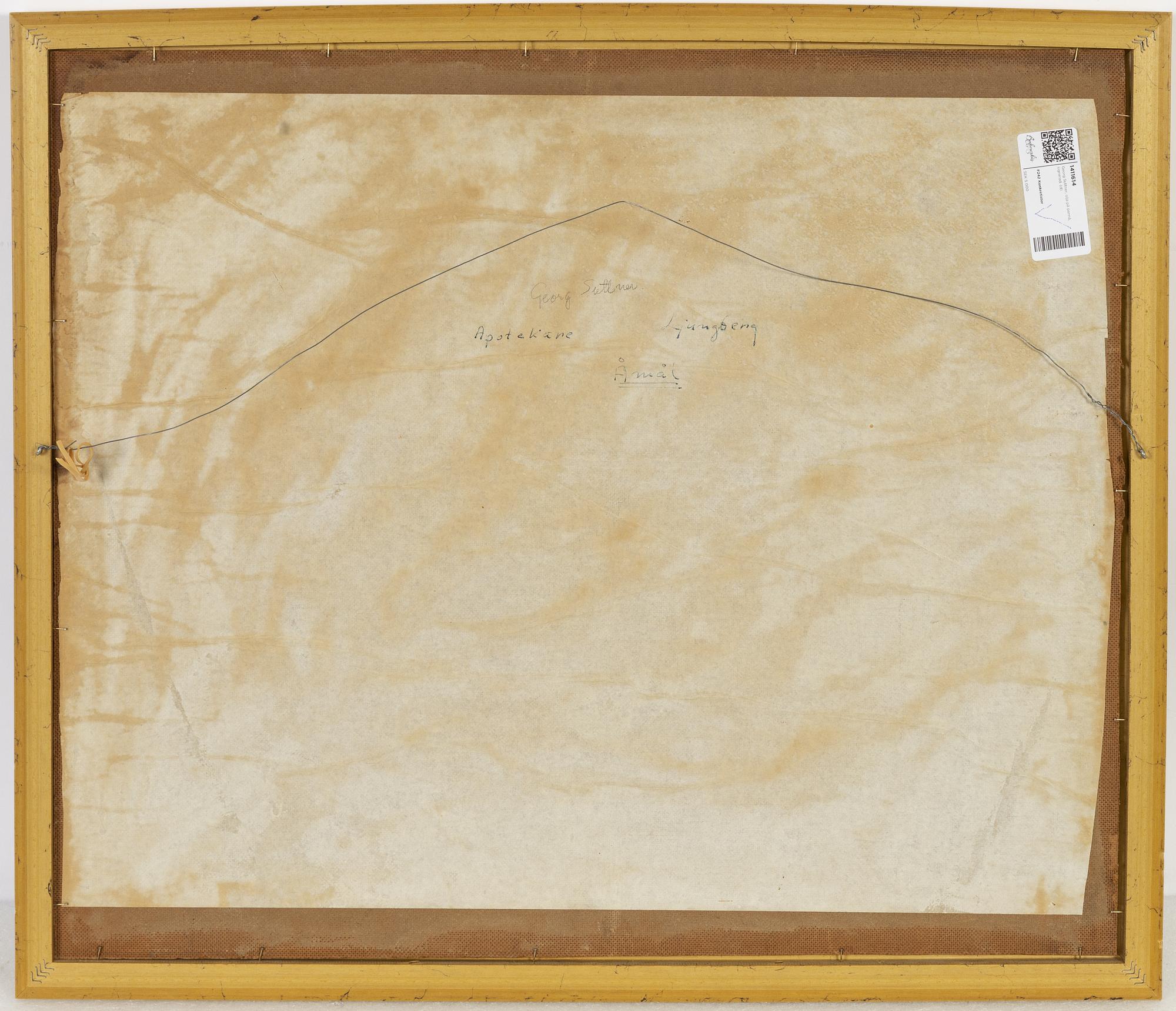 Georg Suttner, oil on panel, signed.