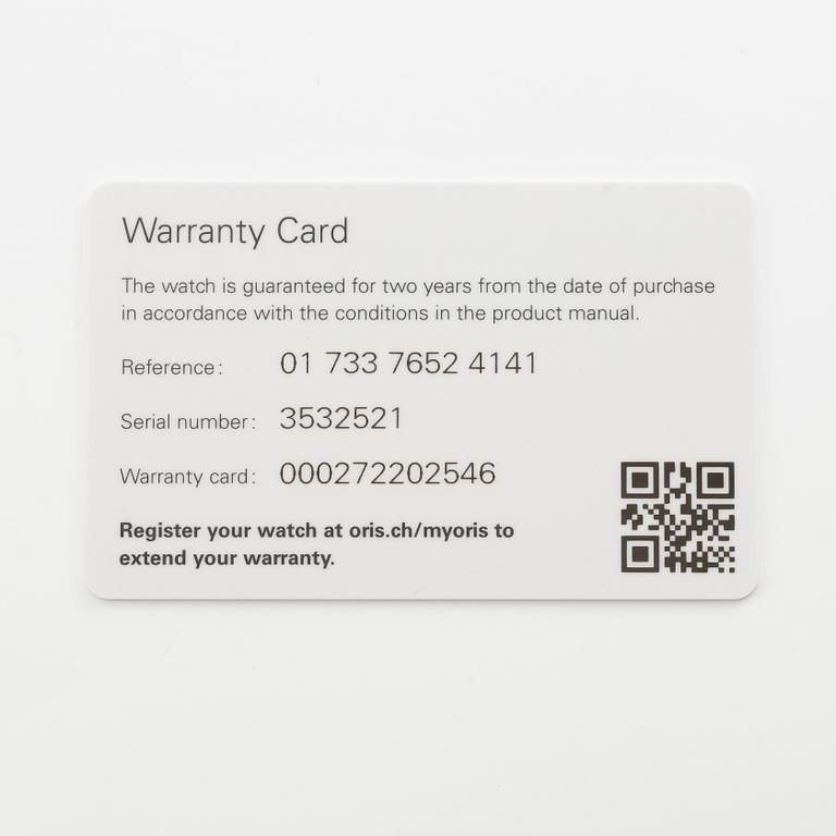 Oris, Aquis Date, wristwatch, 36 mm.