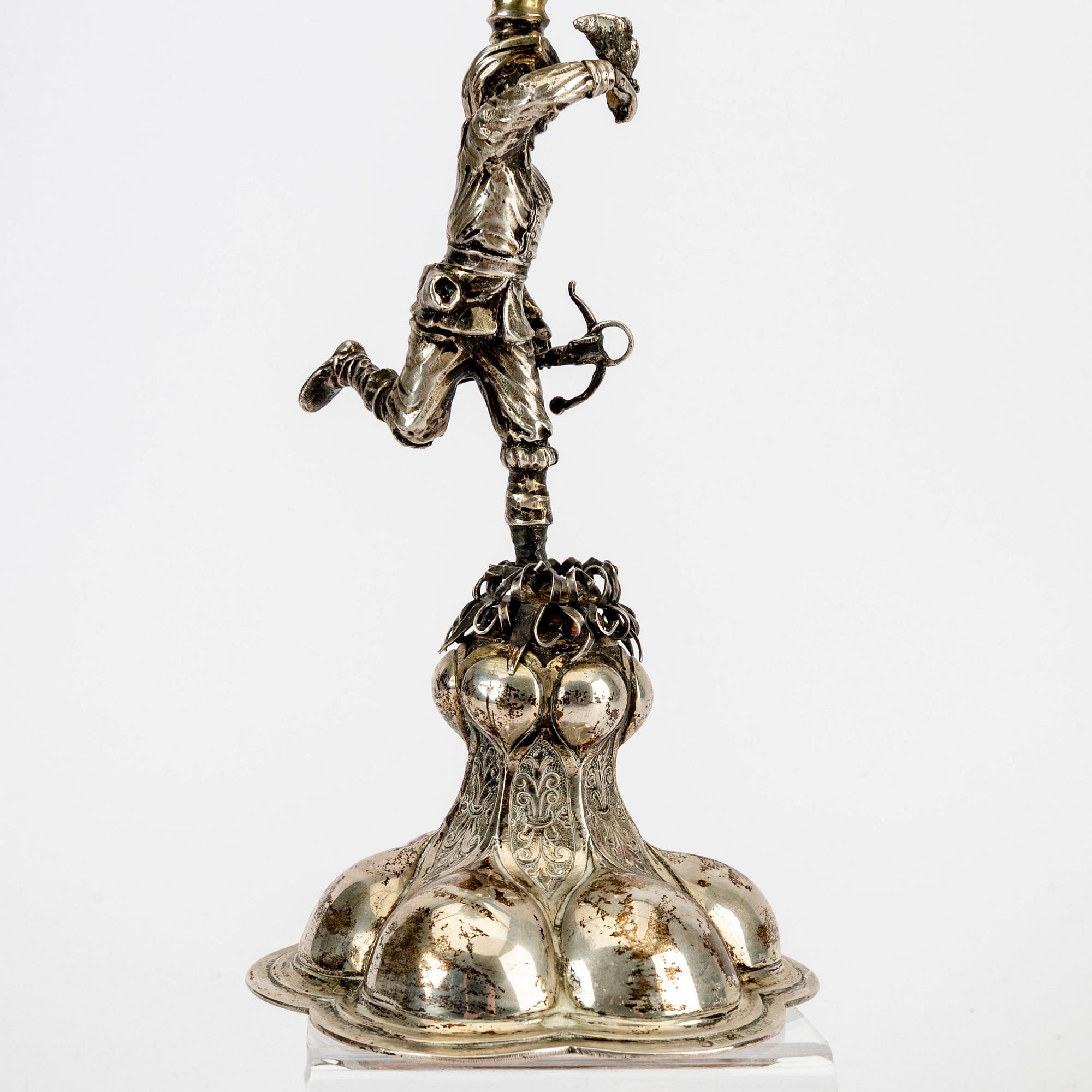 A Swedish 20th century silver cup mark of R Ericson Malmö 1939, weight 410 grams.