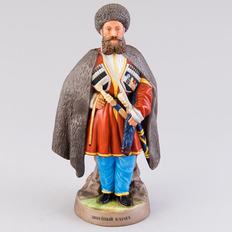 FIGURIN, biskviporslin, Gardner, Moskva, ca 1860-70-talet.