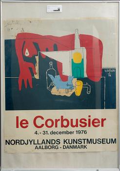 UTSTÄLLNINGSAFFISCH, Le Corbusier.