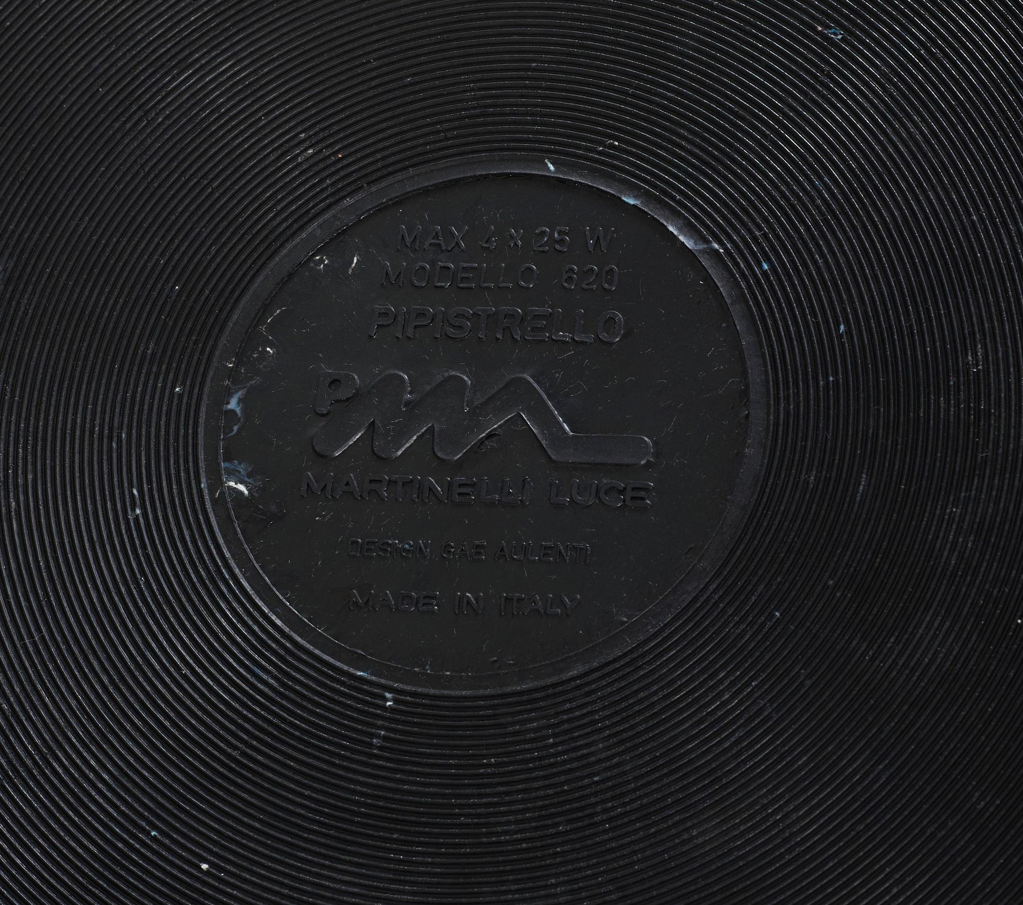 BORDSLAMPA, Gae Aulenti, "Pipistrello", Martinelli Luce, Italien, formgiven 1965.