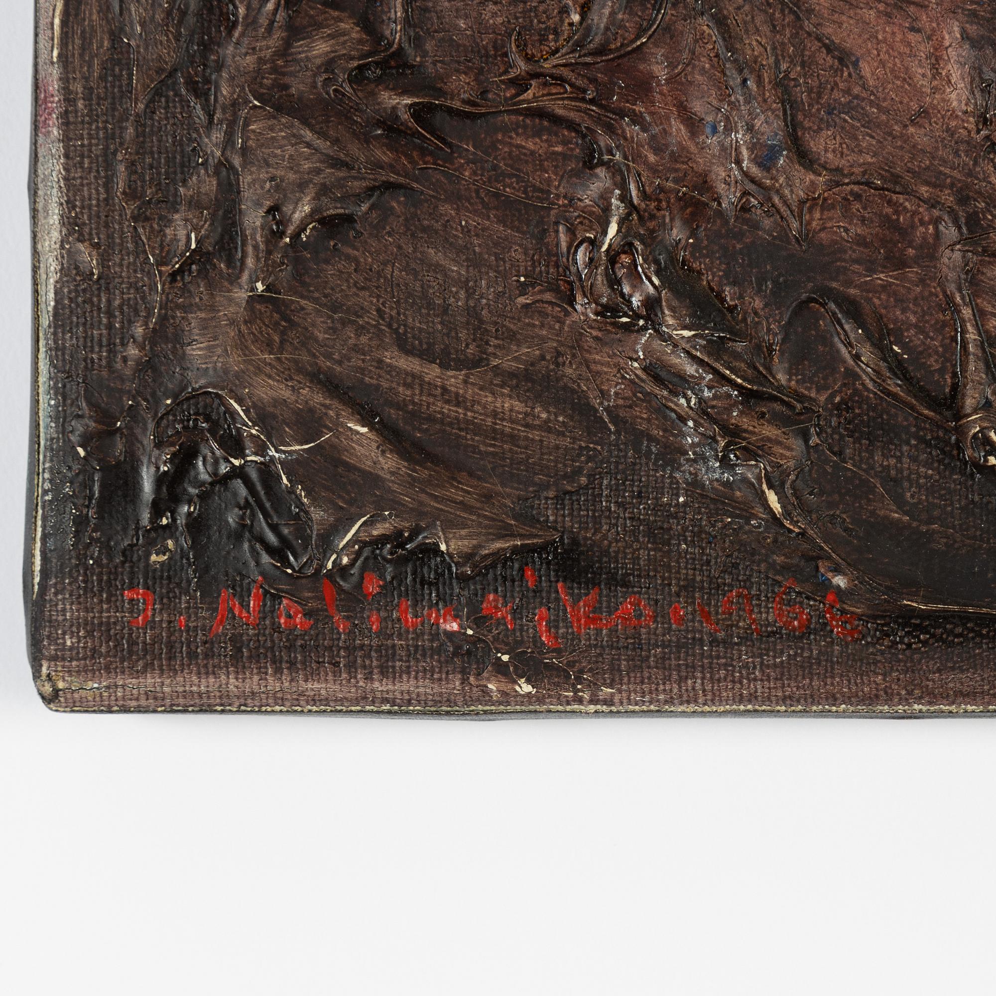 Jan Naliwajko, oil on canvas, signed and dated 1966.