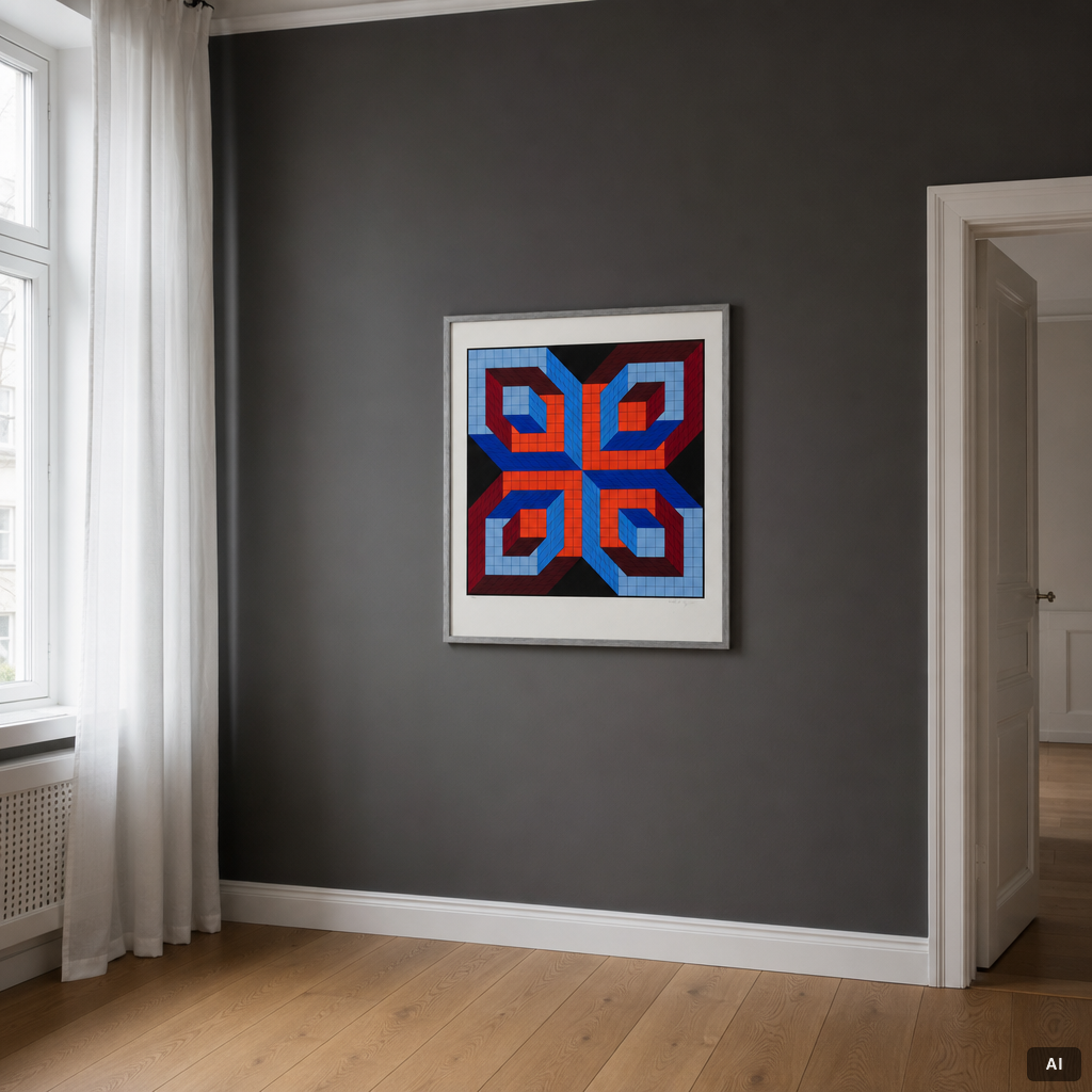 Victor Vasarely, Untitled from: "Jalons".