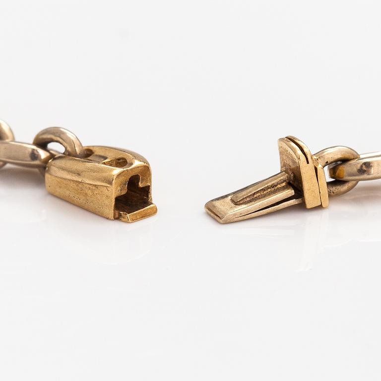 Cartier, Kaulakoru, 18K valko- js keltakultaa. Merkitty Cartier, 740237.