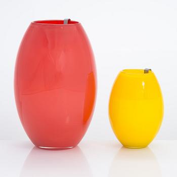 Ristomatti Ratia, a set of two "Evening" vases for Marimekko.