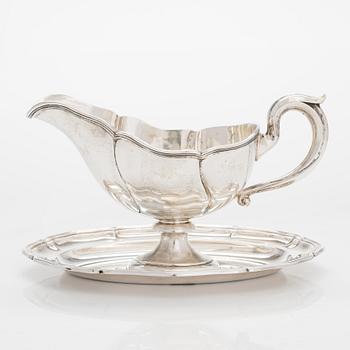 Såskanna, silver, Gebrüder Kühn, Schwäbisch Gmünd, Tyskland 1900-tal.