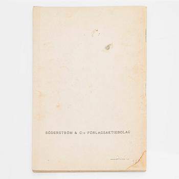 Tove Jansson, The book "Småtrollen och den stora översvämningen", first edition, Söderströms & C:o, Helsingfors 1945.