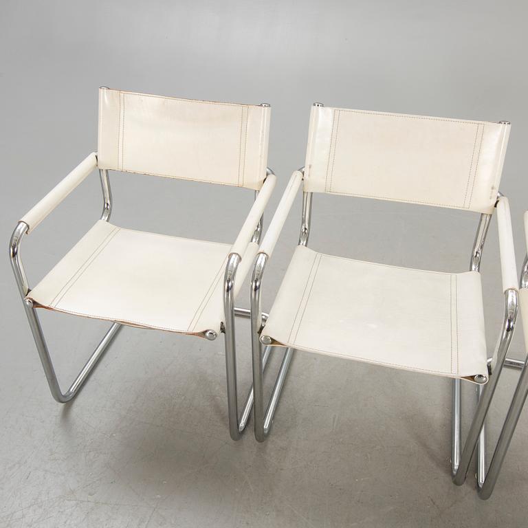 Mart Stam,  karmstolar 4 st "Cantilever", Jox Interni 1990-tal.