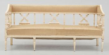 SOFFA, gustaviansk stil, 1800-tal.