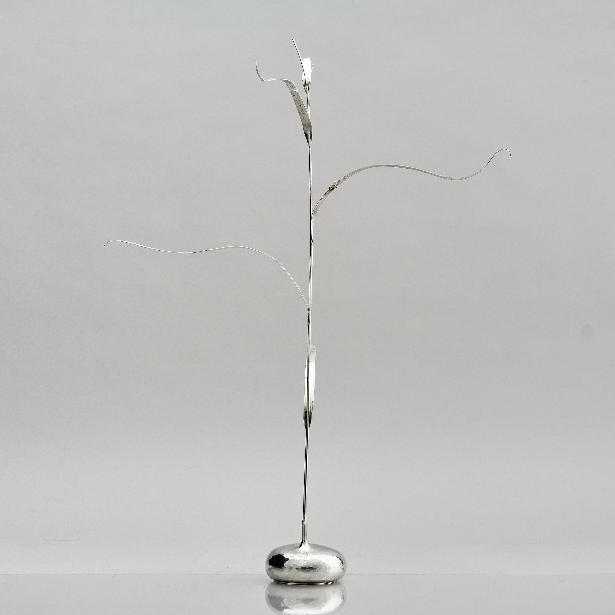 Olle Ohlsson, a sterling silver sculpture, Stockholm, Sweden 1998.