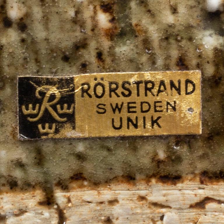 CARL-HARRY STÅLHANE, a large stoneware bowl, Rörstrand 1963(?).