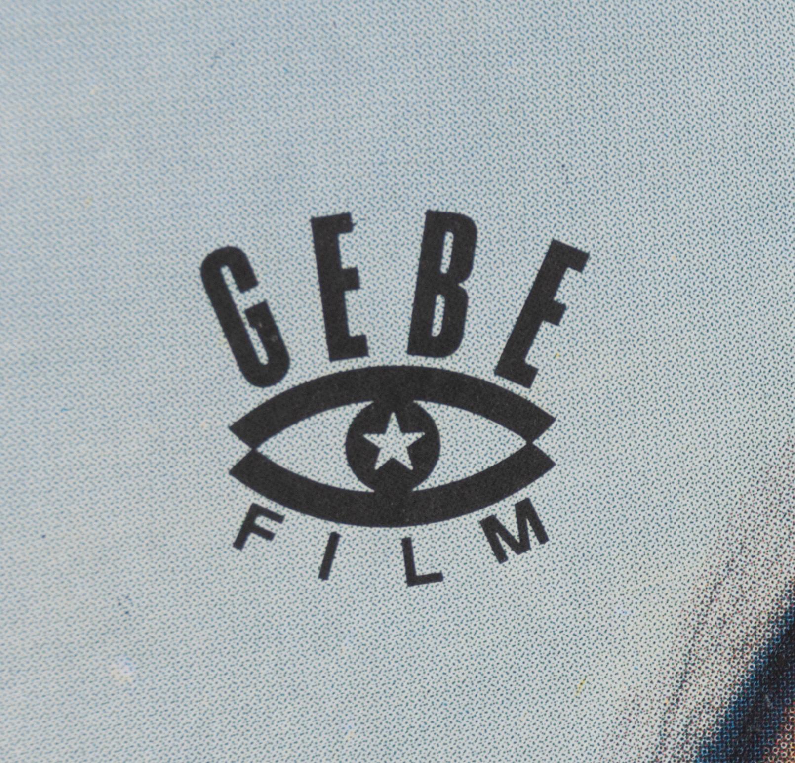 Walter Bjorne, a vintage movie poster, 'Röde Piraten (The Crimson Pirate)', 1972.