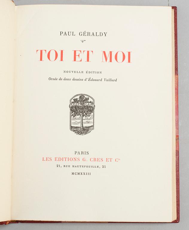 BOOK, Inscribed by Zola.